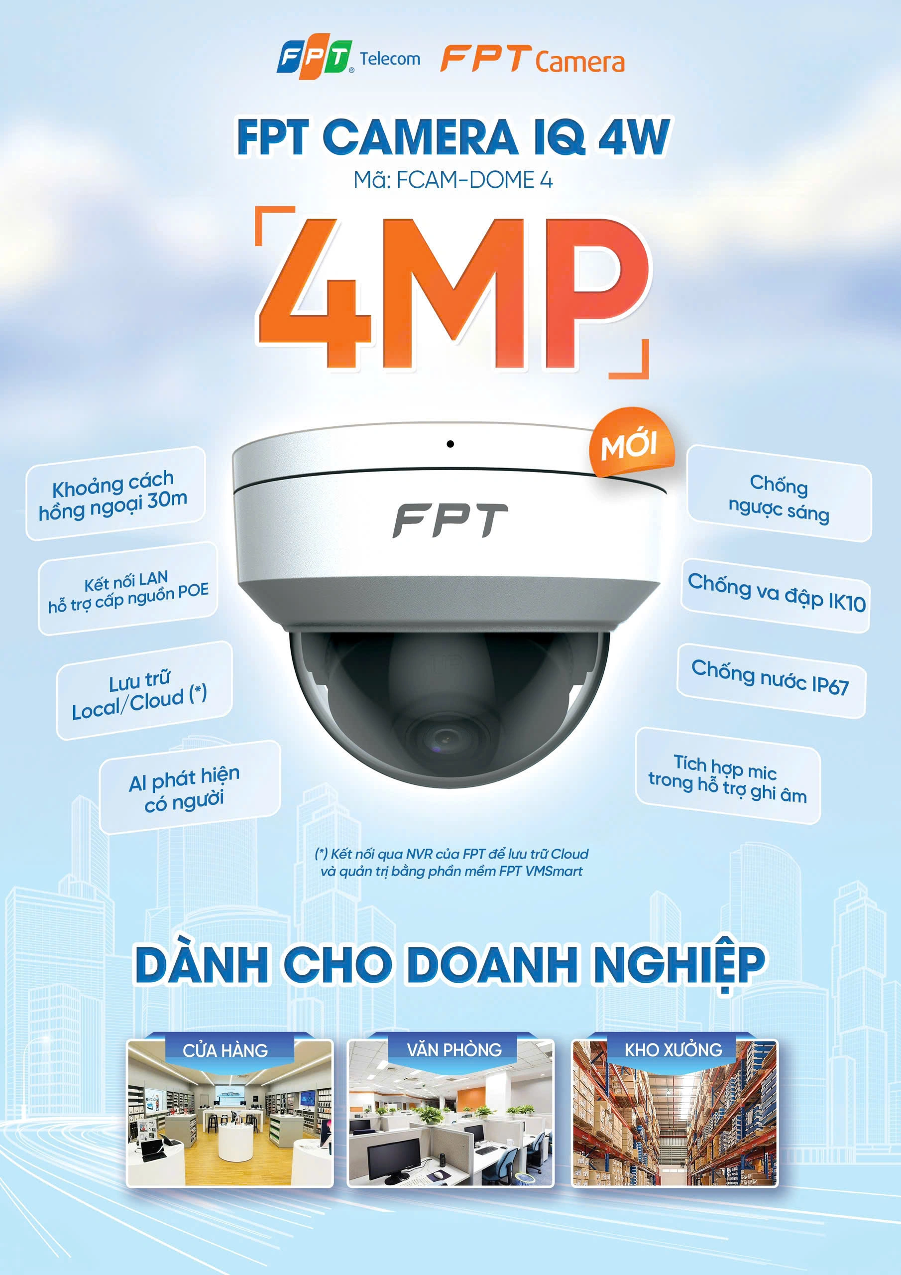 Ứng dụng của FPT Camera IQ 4W