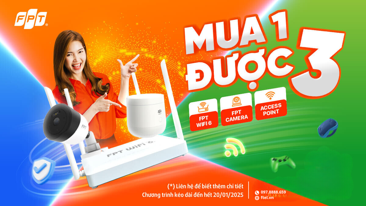 Nâng tầm kết nối gia đình với gói Internet “3 trong 1” từ FPT Telecom